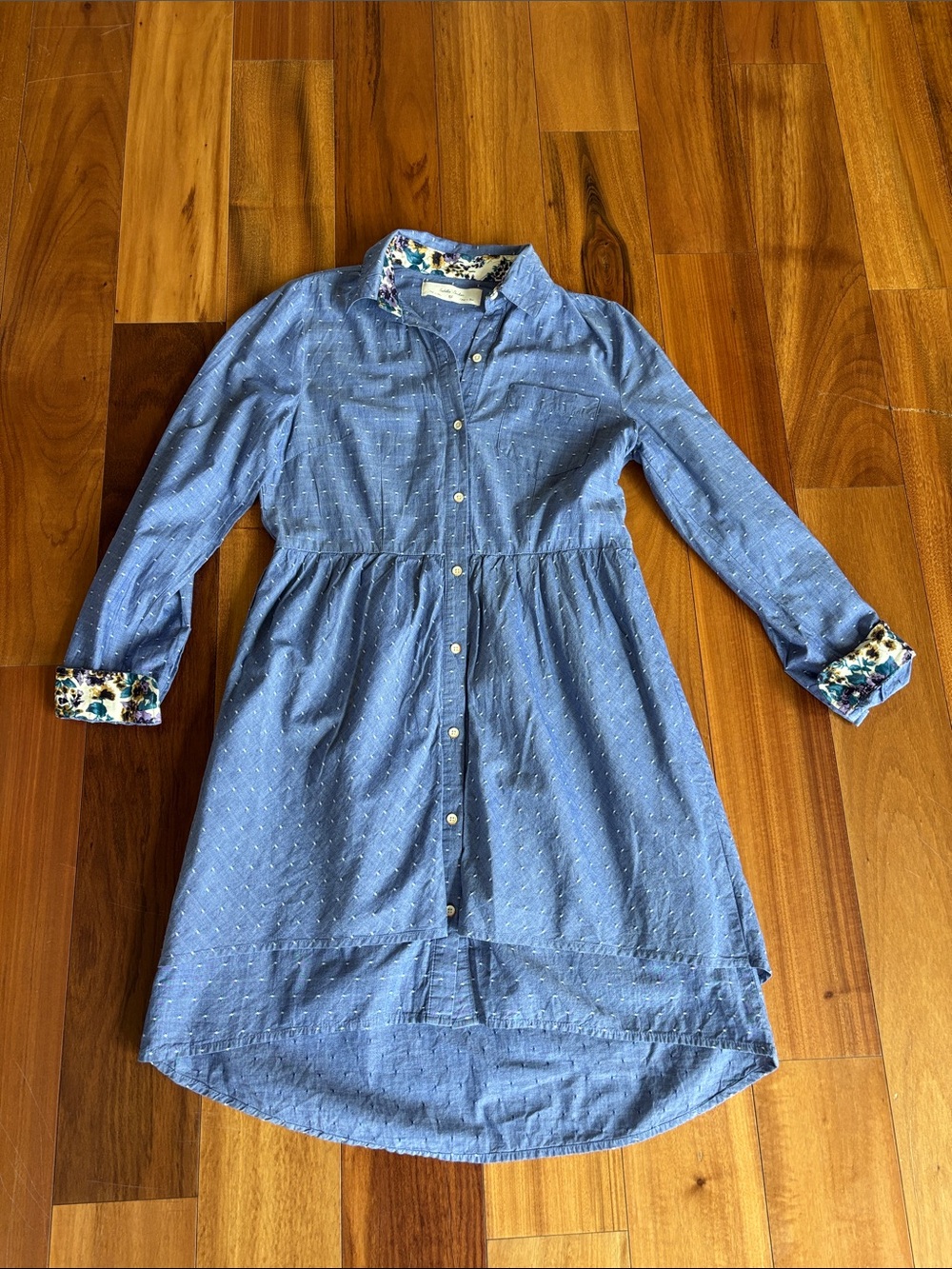 Anthropologie chambray dress